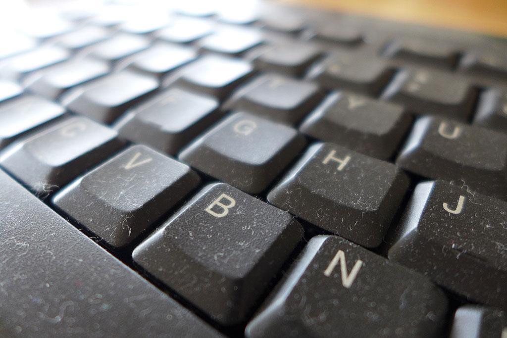 Dusty keyboard