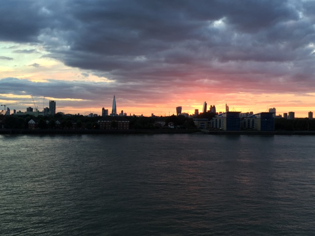 London sunset