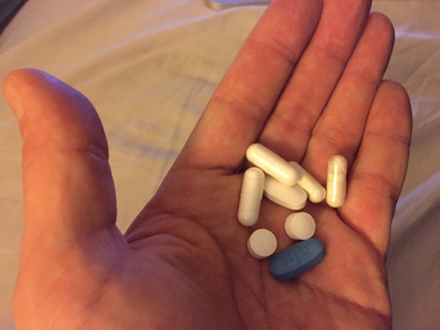 Handful of pills