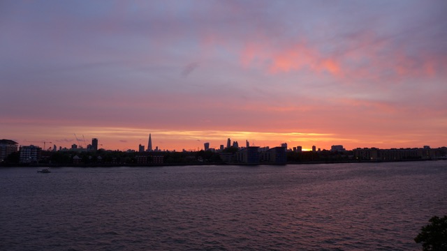 London sunset