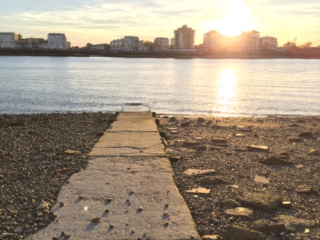 London Beach Sunset