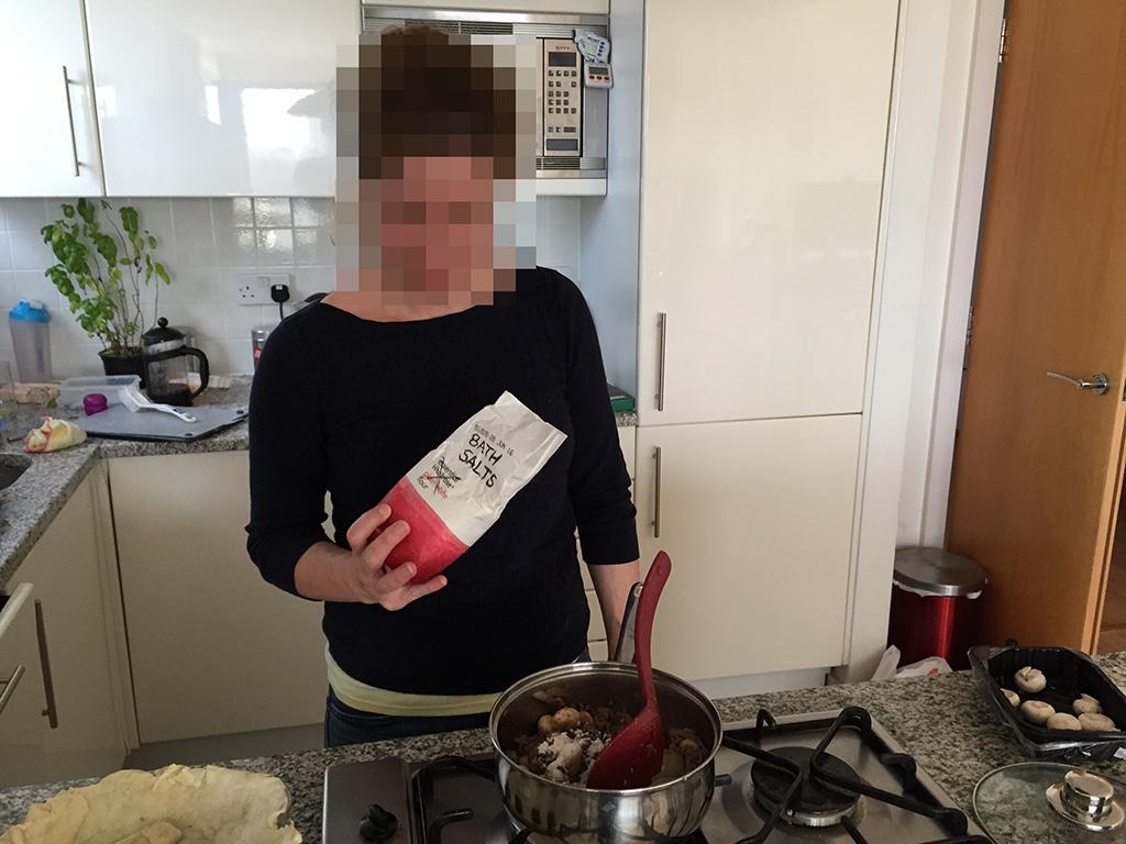Cooking with bath salts