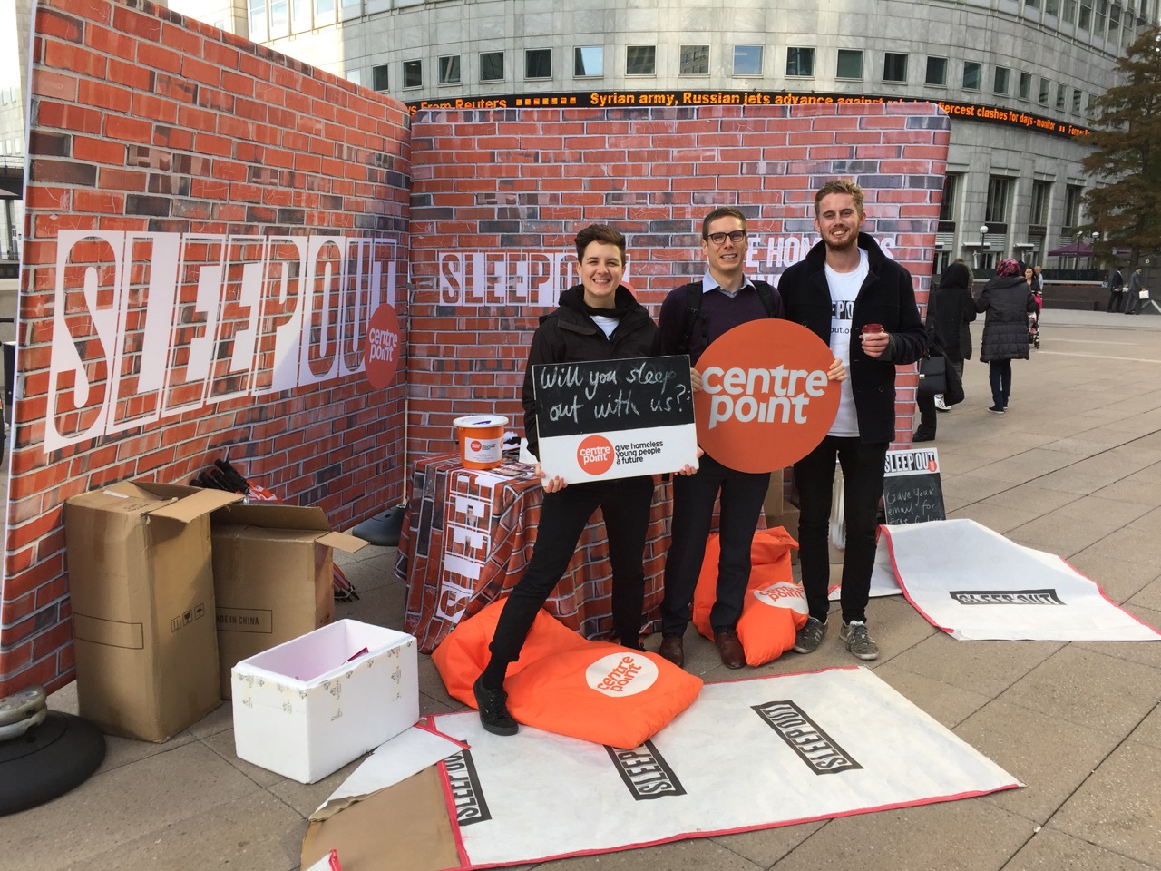 Will You Sleep Out With Us?